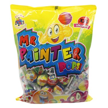 Clown Kenya Mr Painter Lollipops XXL x 50 Pieces