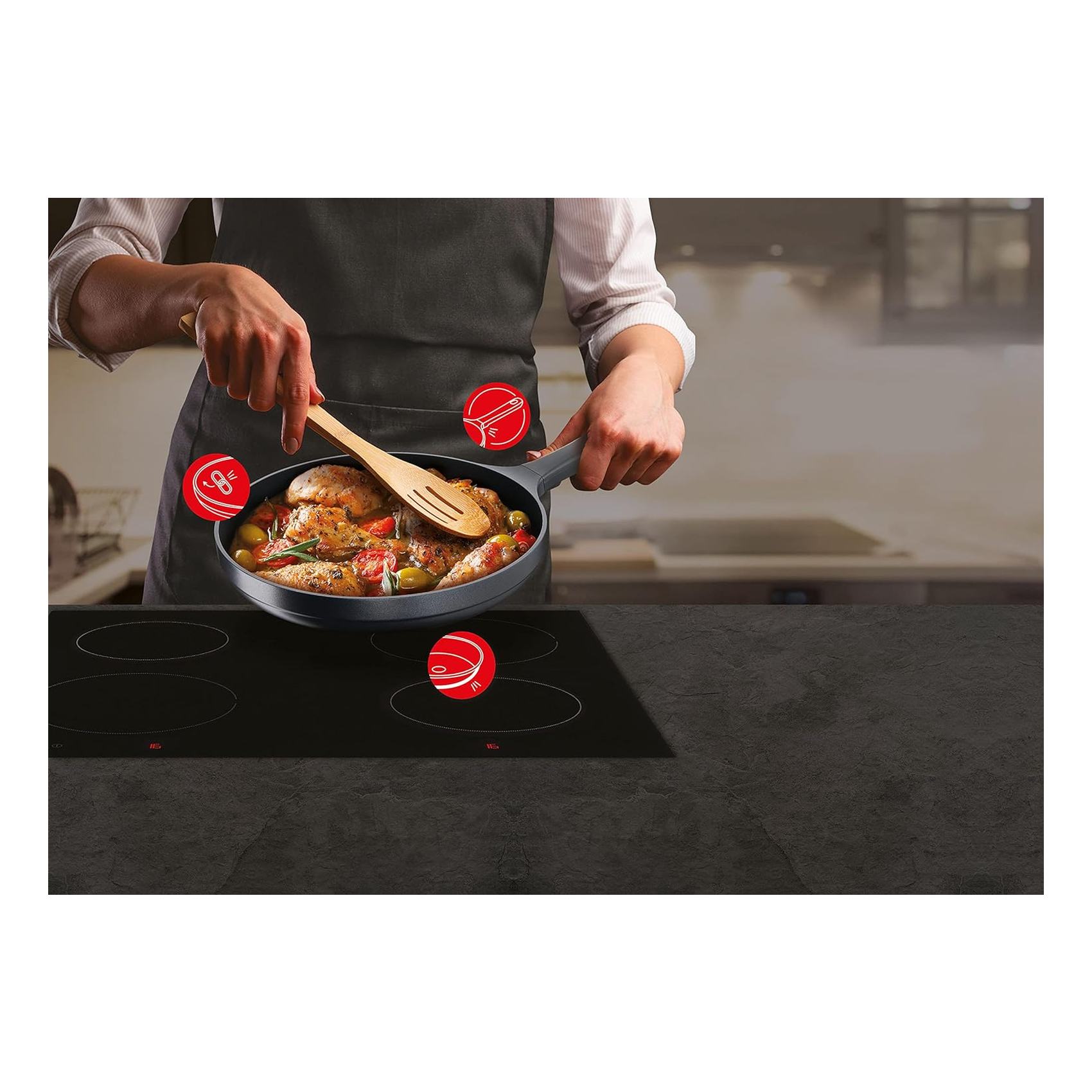 Tefal Trattoria Pro Frypan 26cm