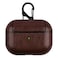 Docooler - PU Leather Case Wireless Earphone Cover Cases Compatible with Airpods Pro Headphone Box Protective Case with Climbing Hook