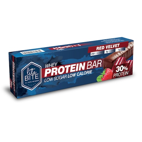 Lite Bite Whey Protein Bar with Red Velvet - 70 gram