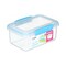 Sistema To Go Food Container - 1 Liter with Container 400ml - Clear