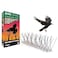 Doreen Yunoun Flexible Stainless Steel Bird Spikes with Plastic Base(2pcs)