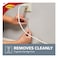 Command 17017CLRES Round Cord Clips, Clear color. 4 hooks and 5 strips/pack