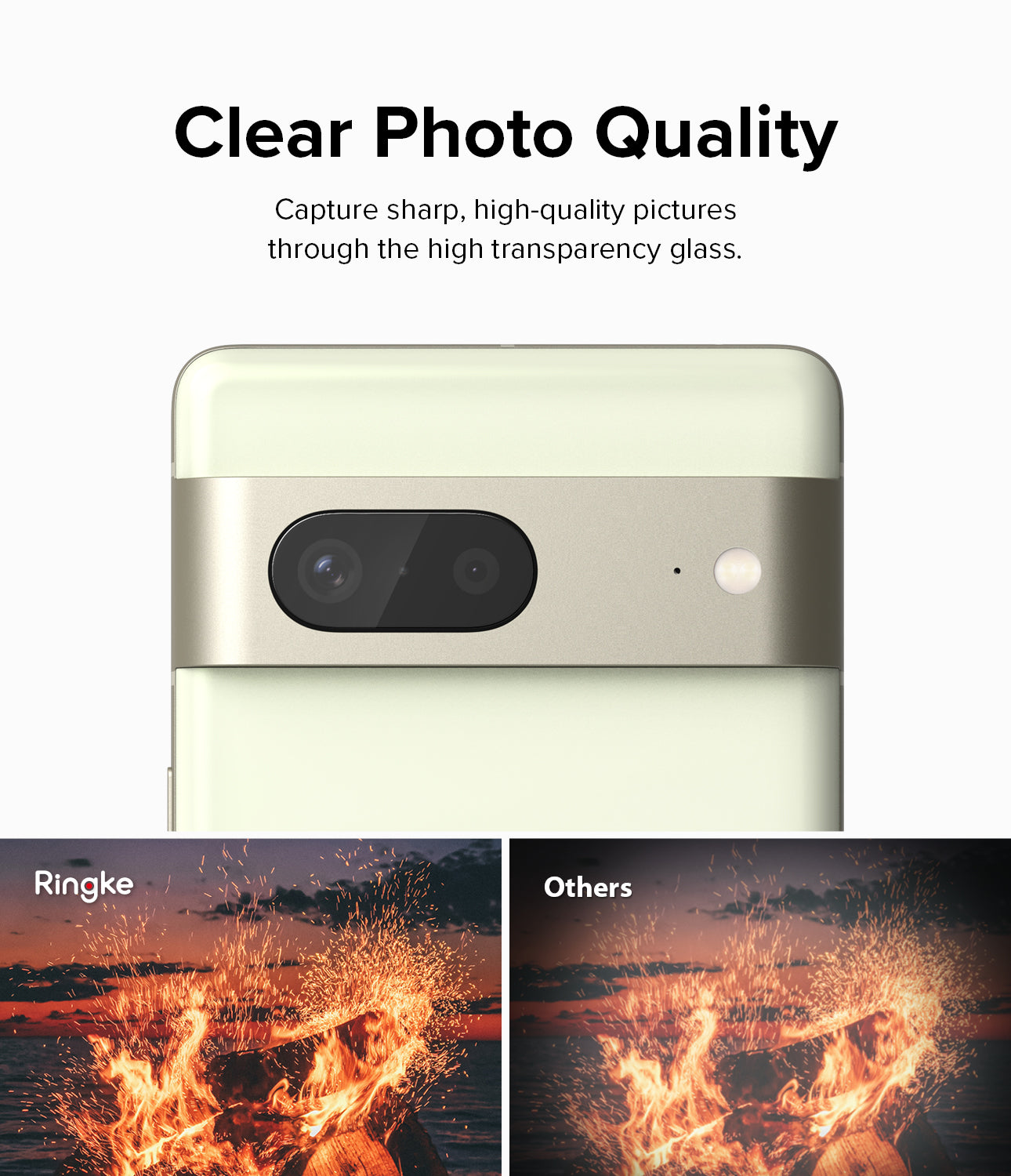 Ringke - Google Pixel 7 Camera Lens Protector - 3 Pack