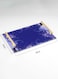 Lowha Decorative Acrylic Serving Tray With Gold Metal Handles And Peri Smoke Pattern Design 20x30 cm