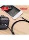 3 In 1 AUX Cable Type C 1000millimeter BLACK/SILVER