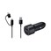 Samsung USB-C Dual Car Charger With Combo Cable Black