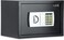 Rubik Safe Box with Key and Pin Code Keypad A4 Documents Size Security Safety Locker (Size 35x25x25cm) Black