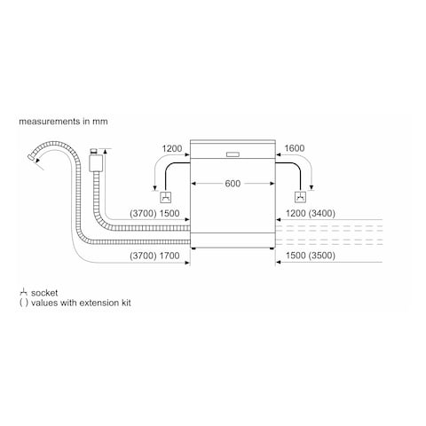 Siemens Freestanding Dishwasher SN27ZI48DM