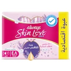 Buy Always Always Cotton Skin Love Sanitary Pads with Natural Lavender Oil 48 Large Thick Pads in Saudi Arabia