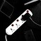 Olsenmark 5 Way Power Socket- OMES1811D/ Equipped with PP Fire Proof Housing and Child Safety Shutter/ 3-meter Cord, Ideal for Home, Office, etc. to Connect Chargers, Laptops, Lamp and Other