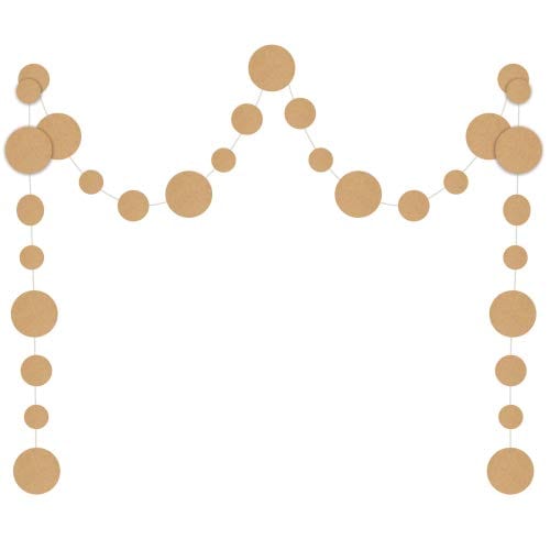 Buy Kraft Program Paper Circle Garland 9in Online | Carrefour UAE