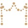 Kraft Program Paper Circle Garland 9in