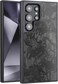 MONOCARBON Real Forged Carbon Fiber case for Samsung Galaxy S24 ULTRA cover [MagSafe Compatible] Military Grade - Matte Black