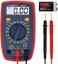 AstroAI Multimeter 2000 Counts Digital Multimeter with DC AC Voltmeter and Ohm Volt Amp Tester ; Measures Voltage, Current, Resistance; Tests Live Wire, Continuity