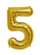 Goldedge Number 5 Balloon 32Inch