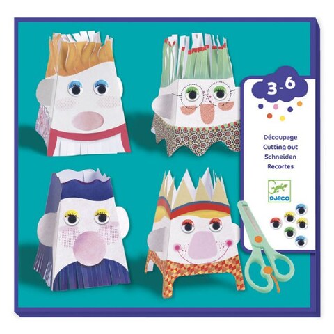 Cutting out Snip snip, characters