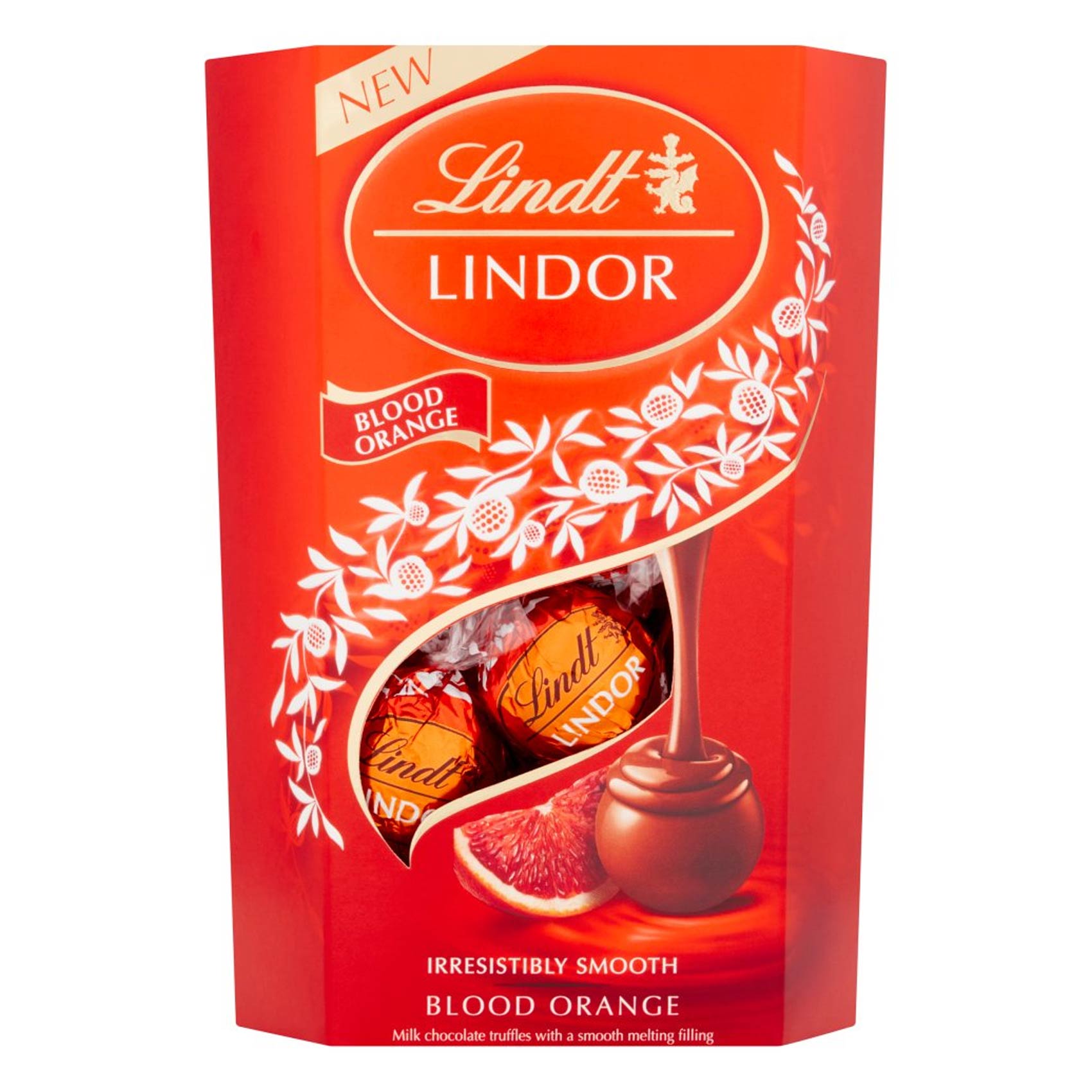 Lindt Chocolate Lindor Blood Orange Cornet 200GR