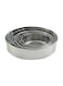 Generic 6-Piece Round Flour Sieve Silver 30cm