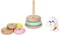 Wooden Critters Shape Stacker Unicorn