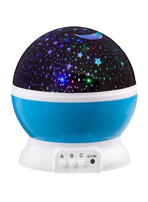Generic Rotary Flashing Star Moon Projector Night Light