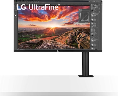 LG 32Un880-B 32&quot; Ultrafine Display Ergo UHD 4K IPS Display With HDR 10 Compatibility And USB Type-C Connectivity, Black