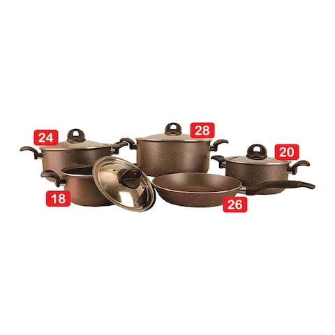 Trueval Plus Cookware Set - 9 pieces
