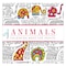 14304 Animals Adults With Tearout Sheet�Colouring Book 3 Years +