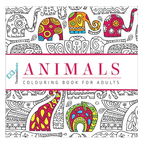 14304 Animals Adults With Tearout Sheet�Colouring Book 3 Years +