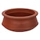 Royalford Deep Fish Curry Pot, 100% Natural Clay, Rf10577 Handmade Clay Cookware Non-Toxic Eco-Friendly Can Be Used On Gas Stove Or Open Fire, Red