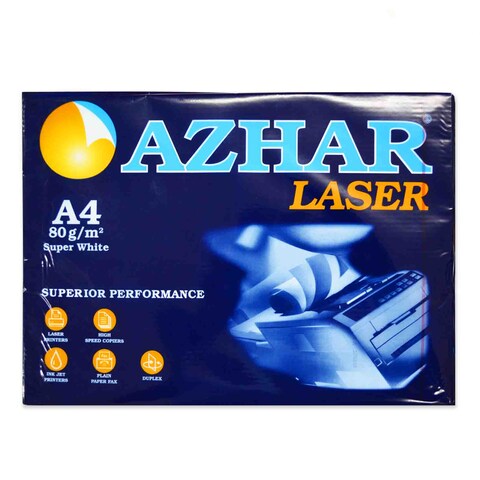 Buy Azhar Laser Printer Paper A4 80GSM 500 Sheets Online | Carrefour Kenya
