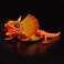 Robo Alive Lurking Lizard Series 3 (Orange) Light Up Toy, Battery-Powered Robotic Toy, Realistic Movements, Toy Lizard
