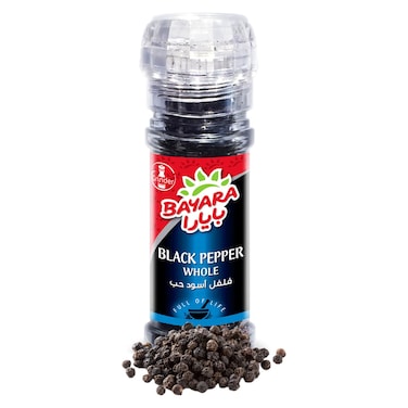 Bayara Whole Black Pepper Grinder, 45g