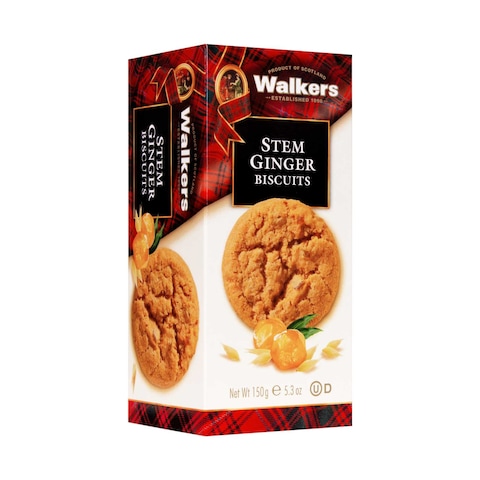 Walker&#39;s Stem Ginger Biscuits, 150g