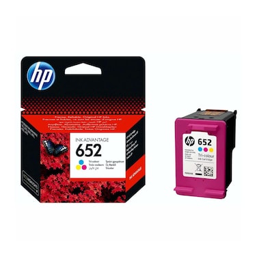 HP 652 Ink Advantage Cartridge, 200 Pages - Tri-color