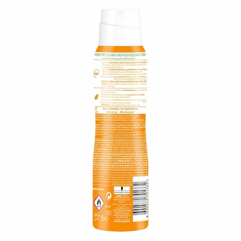 Fa Cucumber And Melon Deodorant Spray 150ml