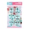 Qlux L-537 Bow Tie Cookie Cake Mold 6 Pieces Blue