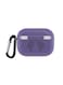Generic Silicone Charging Case For Airpods Pro Purple/Black