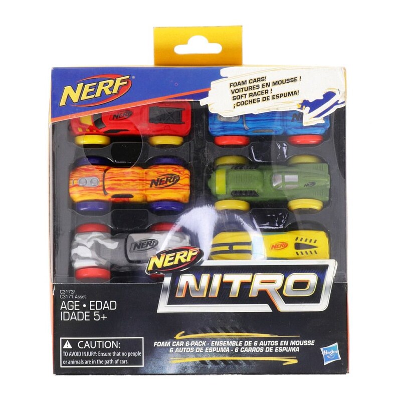 Nerf Nitro Foam Car (pack of 6)