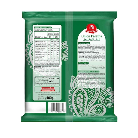 Carrefour Onion Paratha, 400g