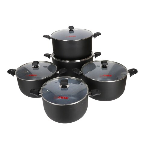 Chef Cooking Pot Set 10 pcs