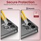 Moxedo Camera Lens Protector, 9H Tempered Glass, Scratch Resistant Aluminum Alloy Frame Camera Cover Screen Protector Compatible for iPhone 12 Pro Max 6.7 inch (EERIE BLACK)
