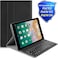 Ntech Keyboard Case For New iPad 8Th Gen (2020) / 7Th Generation (2019) 10.2 Inch, Soft TPU Back Stand Cover With Pencil Holder, Magnetically Detachable Wireless Bluetooth Keyboard, Black Ntech