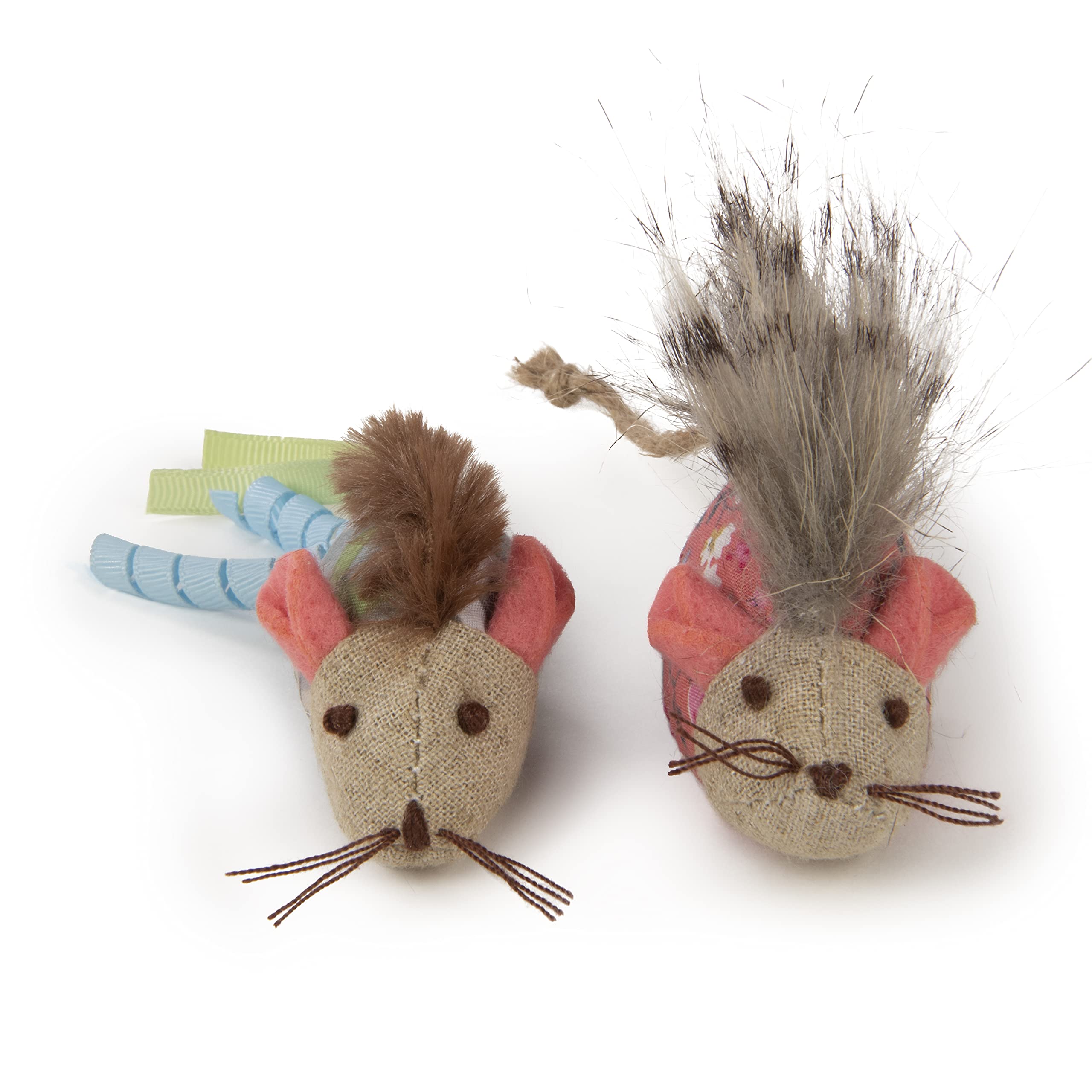Buy Petlinks Mohawk Mice Plush Catnip & Silvervine Cat Toy, Set of 2 ...