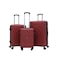 STARLIFE 3 Piece ABS Hard side Trolley Luggage Set Spinner Wheels with Number Lock