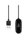 USB Charging Cable For Xiaomi Mi Band 4 120millimeter Black