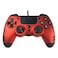 ستيلبلاي سليم باك وحدة التحكم السلكية  لجهاز بلاي ستيشن 4/جهاز الكمبيوتر - أحمر