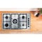 Indesit 5 Burner Gas Built-in Hob PIM-950ASTGHEX Silver 90cm