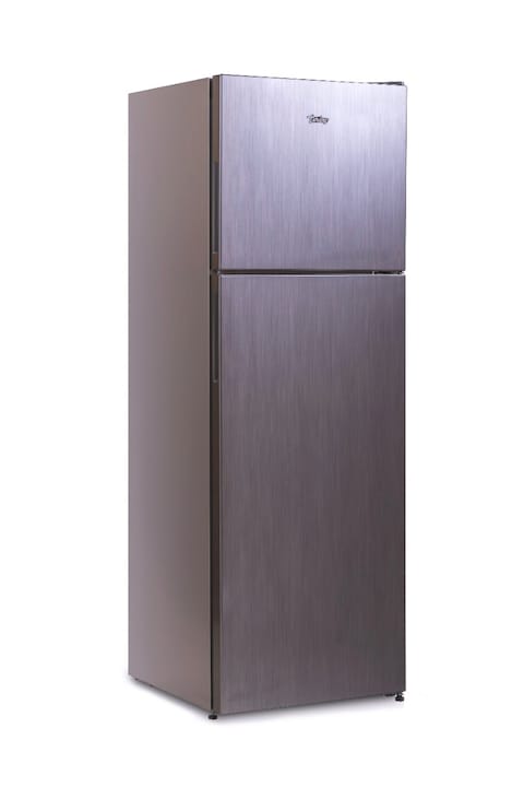 Terim 310L Net Capacity Top Mount Double Door Refrigerator, Silver Inox, TERR440VS