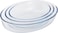 Royalford Brs 3Pcs Oval Glass Baking Tray (1.6+2.4+3 Liter)